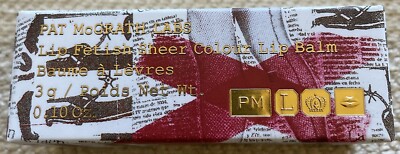 PAT MCGRATH LABS LIP FETISH SHEER COLOUR LIP BALM LOVE SUPREME 622 0.10 OZ NIB