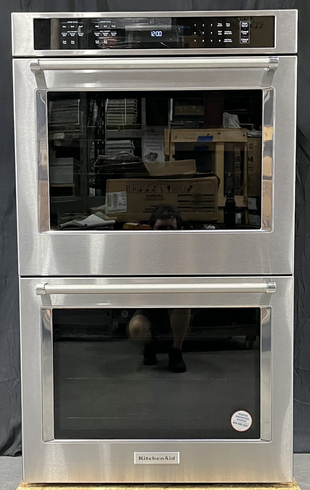 KitchenAid KODE500ESS 30 Inch Double Convection Electric Wall Oven eBay