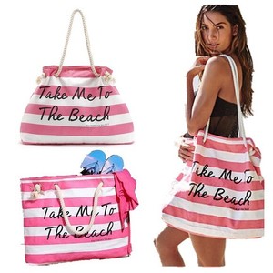 beach bolsa pink