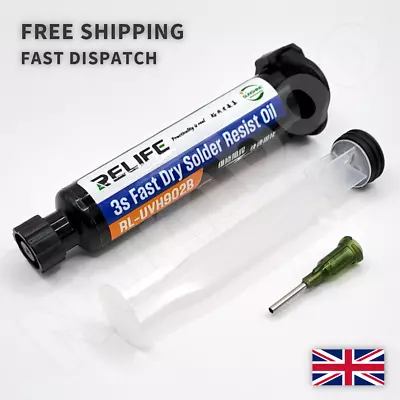 Relife RL-UVH902 3s - Fast Quick Cure PCB UV Solder Mask Conformal Coating Oil