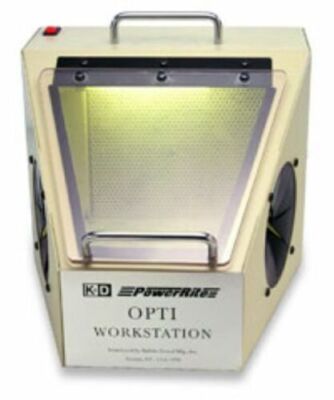 BUFFALO Opti Workstation Suction and Light, 220 V AC. Size 11''W x 12''D x 8 1/2''H