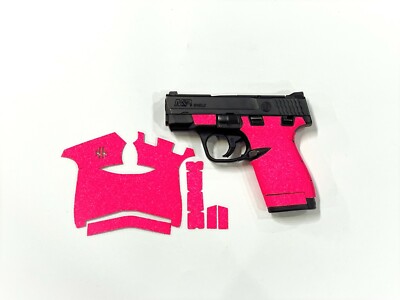  HANDLEITGRIPS Pink Sandpaper Grip Tape Enhancement for Smith & Wesson Shield 9