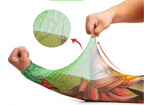6er Pack Elastische Fake Tattoo Hülle Temporär Ganzarm Tribal Haut Qualität Unisex - Bild 5 von 8