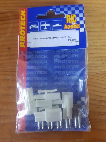 PROTECH MINI TAMIYA CONN STECKER 5 STÜCK REF PL101 - Bild 2 von 2