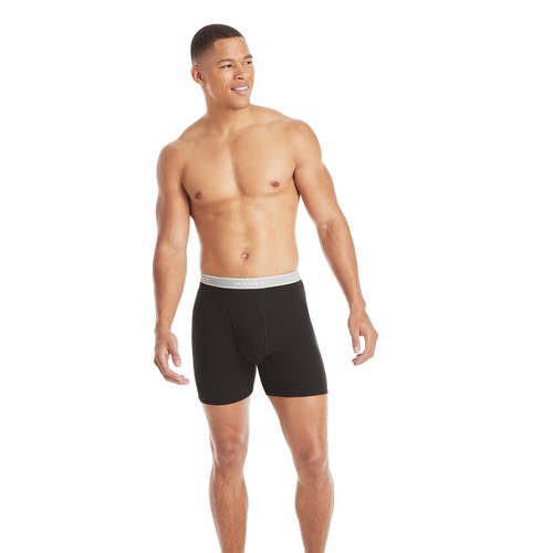 Hanes Men's Boxer Briefs, 3 Pack - Picture 7 of 9