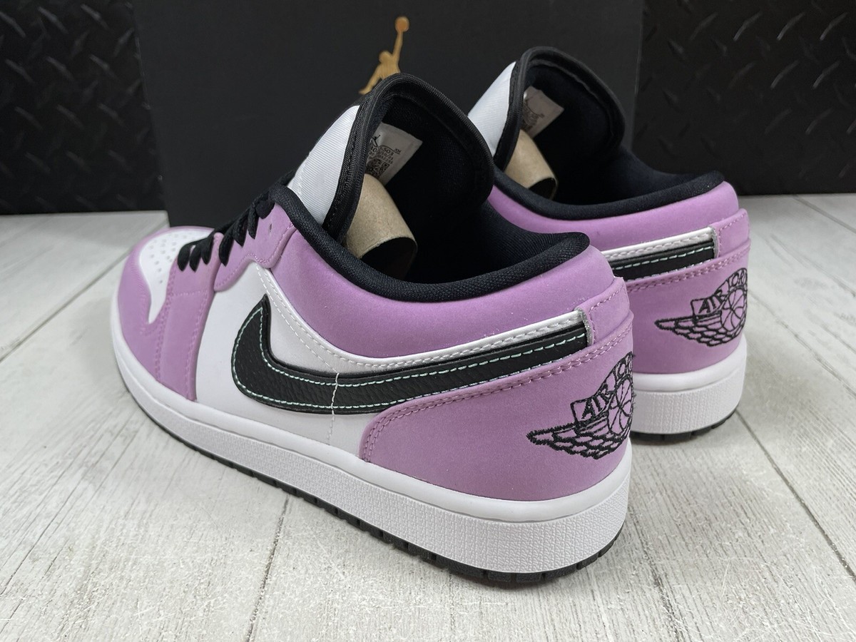 Size 9 - New Nike Air Jordan 1 Low SE Purple Violet Shock
