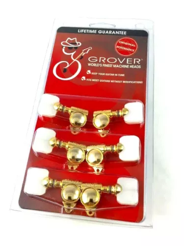 Grover Gold/Pearloid "Milk Bottle" Rotomatic Tuners for Gibson® Guitar 103G