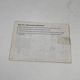 Phantom Fighter NES Nintendo Instruction Manual Booklet Only 