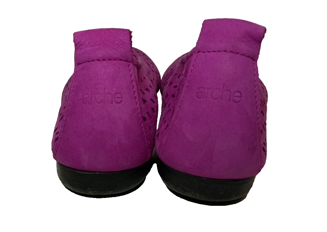 Arche Lilly pink perforated Ballet Flat Shoes Women size. 8.5 eBay