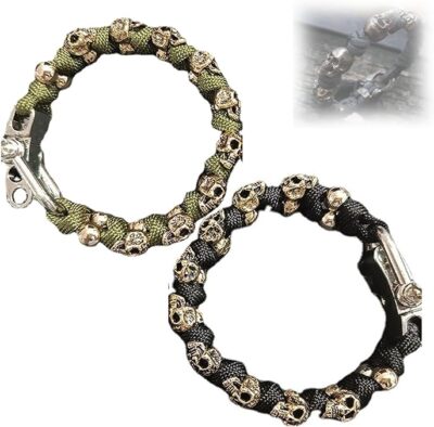 Skull Premium Paracord Bracelet, Stylish Skull Premium Paracord Bracelet