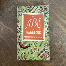 Vintage 1957 The ABC Of Barbecue Peter Pauper Press