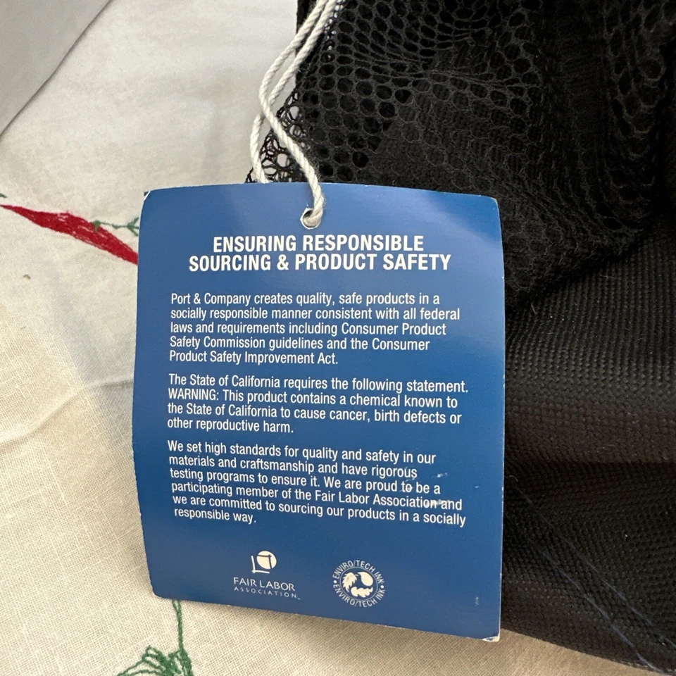 Bolso de Lona Vintage Scouting Años 90 Arcillas Deportivas Viaje Gimnasio-Negro/Azul/Gris CPort Foto 4 de 4