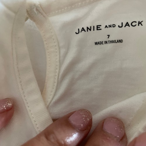 janie and jack size 6 7 Paris Bon Voyage pink tops New NWOT Girls - Picture 8 of 8