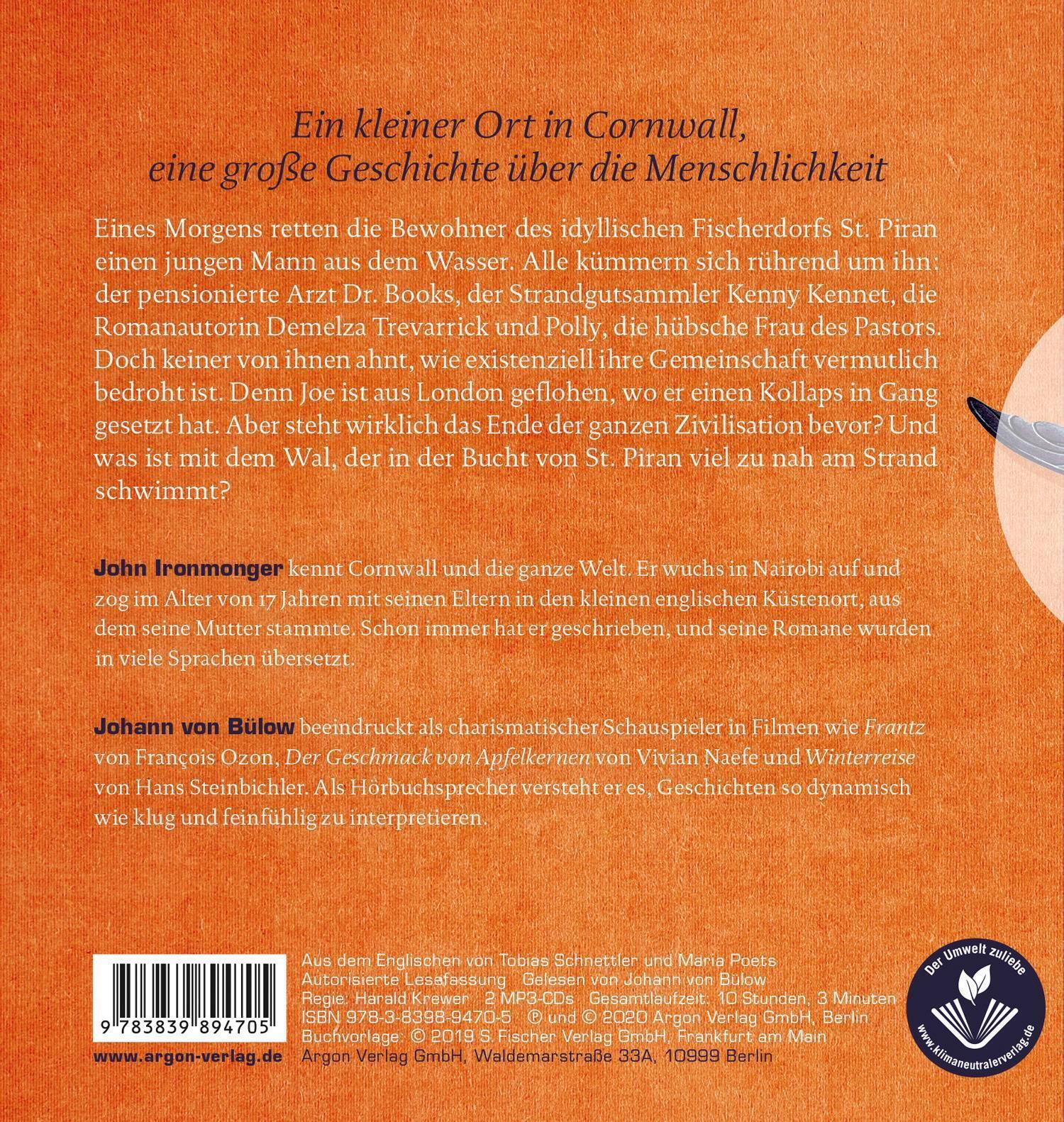 Thumbnail - Der Wal Und Das Ende Der Welt | John Ironmonger | Deutsch | Mp3 | 2 |