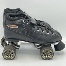 Roller Derby GS300 Roller Skates Quads Black Size 6