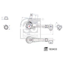 Tie Rod End FEBI BILSTEIN 183433 for BMW X3 X4 3 Series