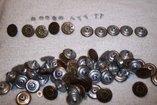 Set of 10 Metal Jeans Push-On Tack Buttons Replacement Repair Sewing Pants etc.