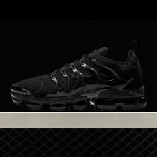 Men's size/Nike Air VaporMax Plus TN Triple Black casual comfortable men's shoes