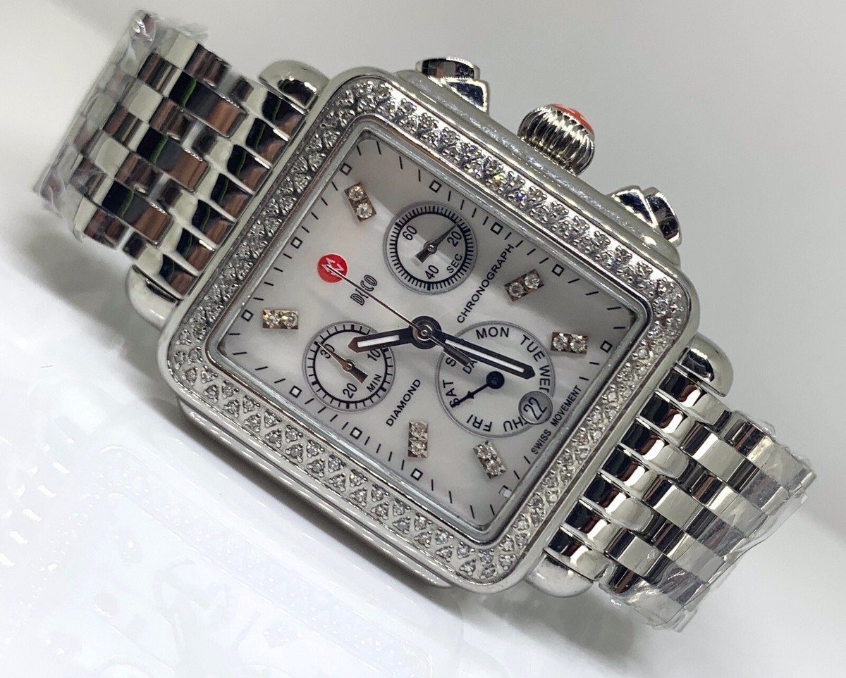 MICHELE Women\'s Watch Deco Day Diamond MWW06P000099 Michele Deco Day Ladies Watch MWW06P000099 - Jacob Time Inc main image 3