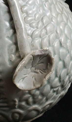 Reproduction 12th c. Korean Celadon Goryeo Kettle Sake Tea Pot - Picture 8 of 10