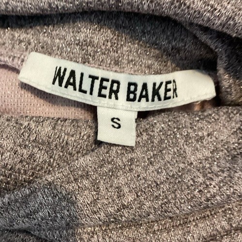 Walter Baker Monica Turtleneck Midi Sweater Dress S Pink Gray - Picture 6 of 7