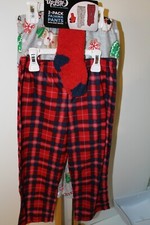 jammies for Families Boys NWT Size 4/5 snow Pajamas PJ's Sleepwear Pants NWT NEW