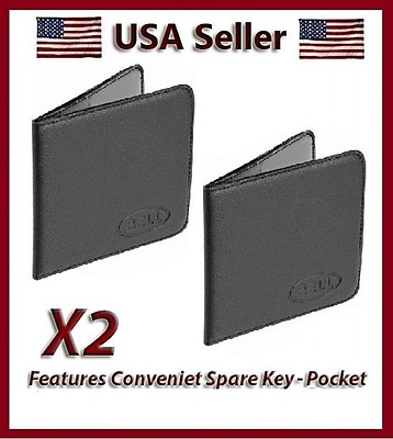 2 New Bell Black Document Wallets Car / Vehicle Insurance & Registration Holder