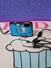 Olympus Tough TG-620 12.0MP Waterproof Digital Camera Blue, Tested Charger