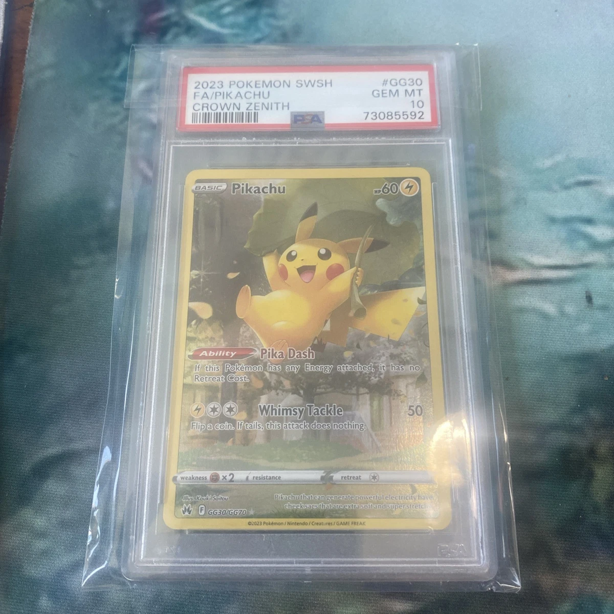 Pokémon TCG Grade 10 Pikachu Individual Collectible Card Game