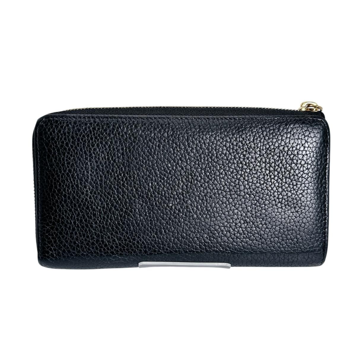 Louis Vuitton Portefeuille Tricolor Leather Zipper Wallet Black Used thumbnail 3