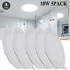 5Pack 8Inch LED Ceiling Lights Ultra-Thin Recessed Retrofits Kit 6000K Daylight