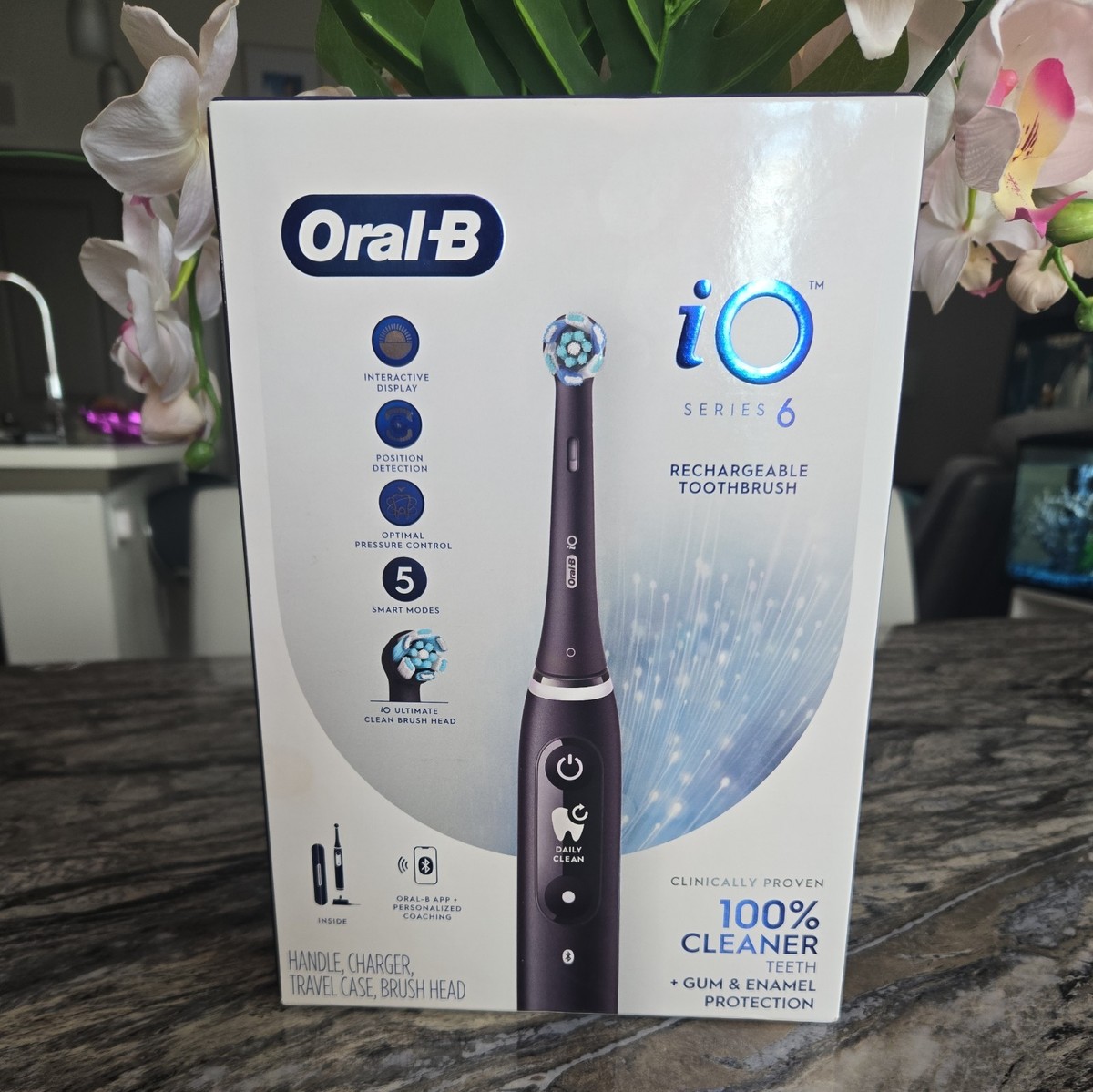 Oral-B iO 6 Series Electric Toothbrush - Black Lava for sale