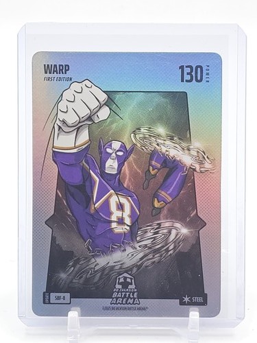 WARP 2025 LAMAR JACKSON BATTLE ARENA FIRST EDITION STEEL #5BF-8 Q3735