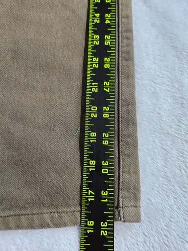 Levi 501 Jeans Mens Size 33 x 32 Brown Distressed Designer Retro Red Tag Strauss - Picture 8 of 12