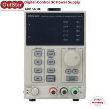 KORAD KA6005D Digital-Control DC Power Supply 60V 5A Adjustable Power Supply #sz