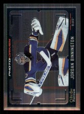2021-22 O-Pee-Chee Platinum Photo Driven #PD5 Jordan Binnington