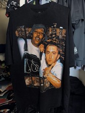 Vintage y2k eminem dr dre cisco parking lot double sided rap tee shirt xl