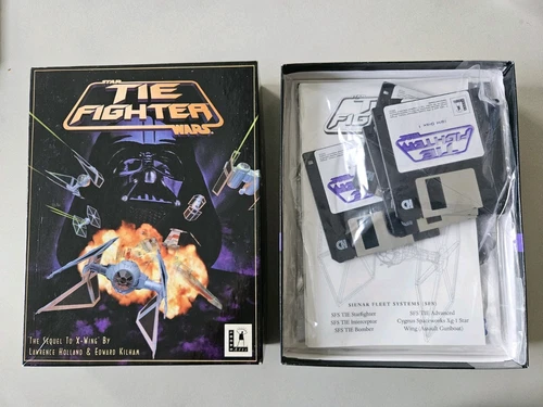 Star Wars Tie Fighter Big Box PC Game 3.5" Floppy Disk Windows Retro Vintage - Picture 3 of 8