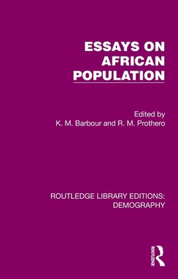 Essays on African Population by K.M. Barbour Paperback Book