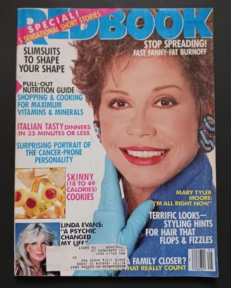 Redbook Magazines 2 Classic Issues May & Aug 1988 Mary Tyler Moore Kirstie Alley - Image 2 of 4