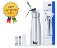 Professional Aluminum Whipped Cream Dispenser for Whipping Cream, Desserts, Dips