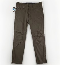 Kuhl Kanvus Kovert Jean Men Sz 36x34 Green Pants Vintage Patina Stretch New NWT
