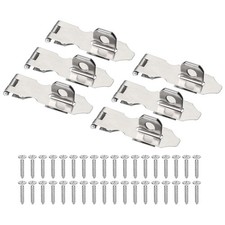 PATIKIL Door Lock Hasp Latch 2.2 Inch, 6 Pcs Stainless Steel Safety Hasp Lock...