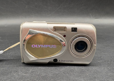 Olympus mju µ400 digital Digitalkamera Kompaktkamera Silber Guter Zustand