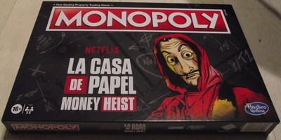 HERVORRAGENDE HASBRO NETFLIX LA CASA DE PAPEL GELDRAUB EDITION MONOPOLY NOCH VERSIEGELT