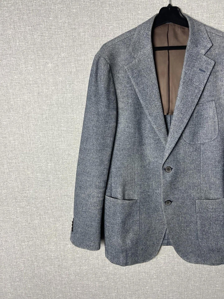 Suitsupply Hudson HL Hemp Wool Blazer Jacket Size 50 - Image 3 of 4