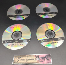 Enemy Zero Sega Saturn JPN Import - 4-Disc Complete CIB, Good Condition