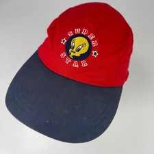 Looney Tunes Hat Boys Red Navy Youth Tweety Bird Super Star Cotton Cap