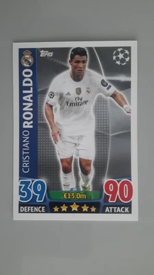 ⚽ Carte Cristiano Ronaldo - Match Attax UCL 2015/16 - Photo 1/2