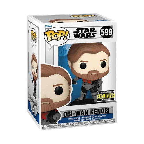 Funko Pop Obi-Wan Kenobi #599 Star Wars Clone Wars | Not Mint Box | Vaulted